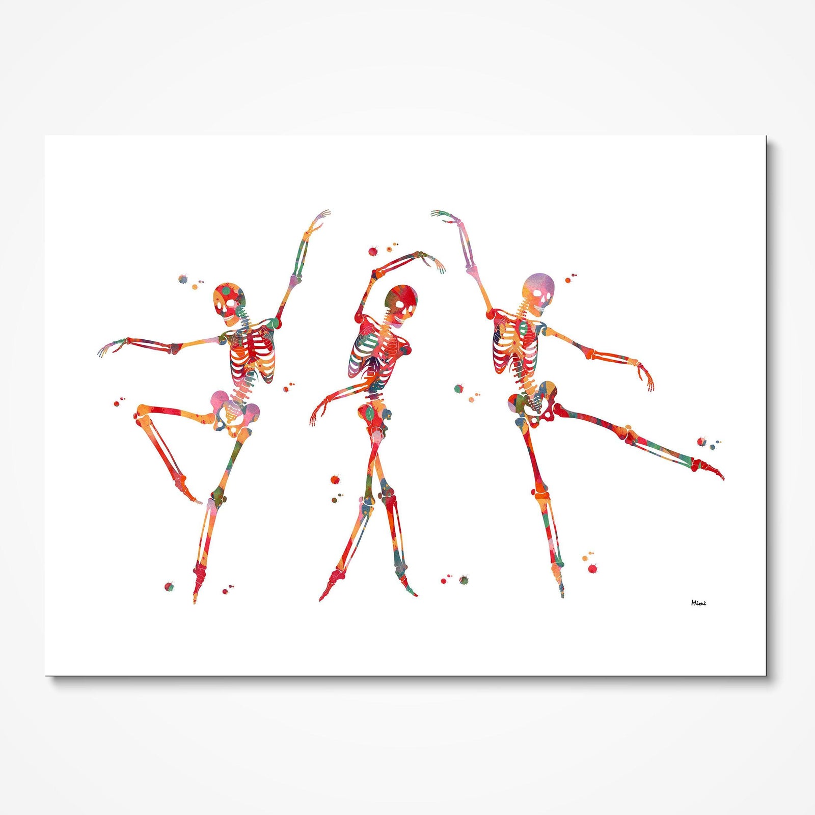 Dancing Phases Anatomy Print Dancing Biometrics Poster – MimiPrints ...