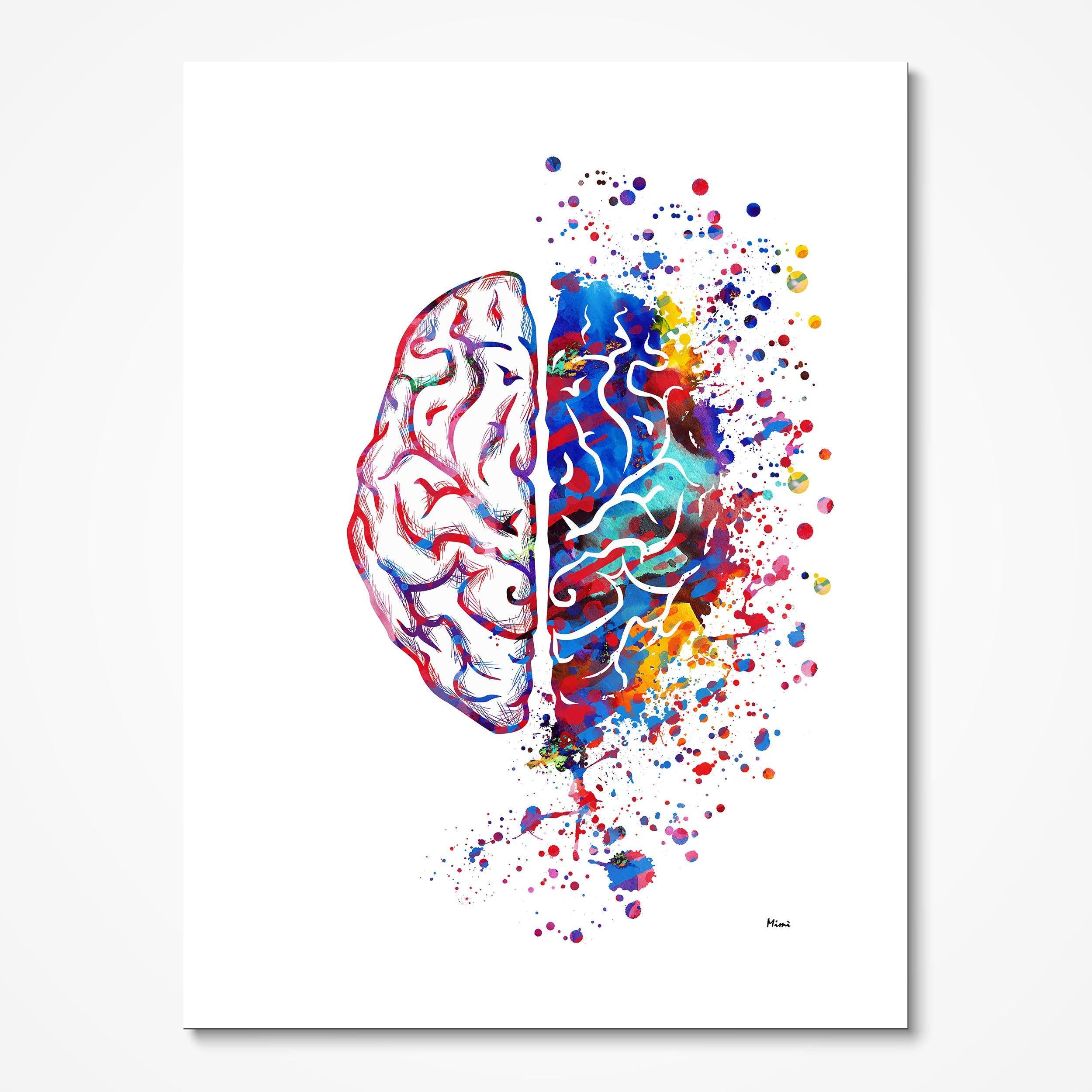 brain art poster